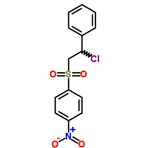 1-[(2-氯-2-苯基乙基)磺酰基]-4-硝基-苯结构式_30158-46-4结构式