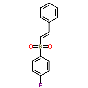 1-氟-4-[[(1e)-2-苯基乙烯]磺酰基]-苯结构式_30166-85-9结构式