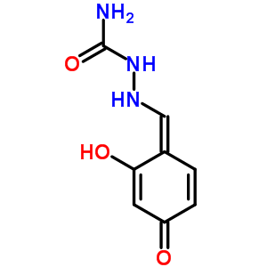 2-[(2,4-二羟基苯基)亚甲基]-肼羧酰胺结构式_3030-93-1结构式