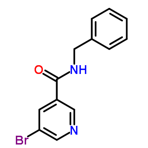 N-苄基-5-溴烟酰胺结构式_303031-43-8结构式