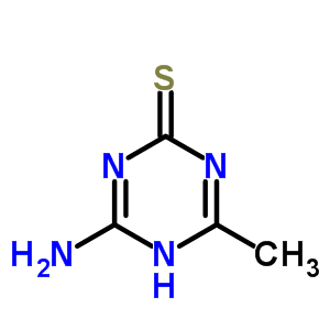 (9ci)-4-氨基-6-甲基-1,3,5-三嗪-2(1h)-硫酮结构式_30369-70-1结构式