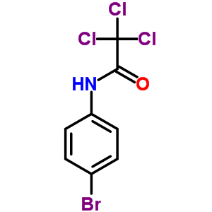 n-(4-溴苯基)-2,2,2-三氯-乙酰胺结构式_30403-31-7结构式
