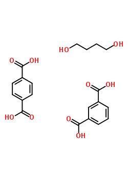 1,3-苯二甲酸与1,4-苯二甲酸和1,4-丁二醇的聚合物结构式_30580-17-7结构式