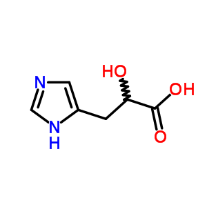 2-羟基-3-(3h-咪唑-4-基)丙酸结构式_30581-88-5结构式