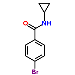 4-溴-n-环丙基苯甲酰胺结构式_306745-64-2结构式