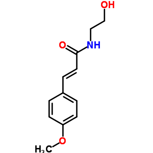 N-(2-羟基乙基)-3-(4-甲氧基苯基)-2-丙酰胺结构式_30687-06-0结构式
