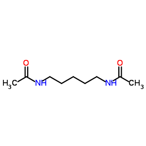 N,N-1,5-戊烷二基双-乙酰胺结构式_3073-58-3结构式