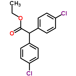 双(4-氯苯基)乙酸乙酯结构式_30738-51-3结构式