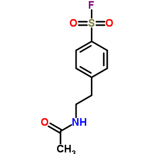 4-[2-(乙酰基氨基)乙基]-苯磺酰氟结构式_30827-98-6结构式