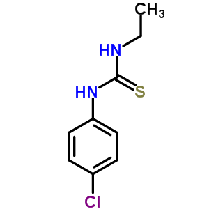 n-(4-氯苯基)-n-乙基-硫脲结构式_30904-99-5结构式