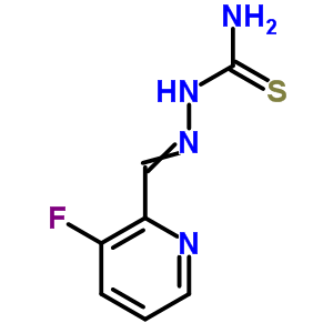 2-[(3-氟-2-吡啶)亚甲基]-肼硫代甲酰胺结构式_31181-41-6结构式