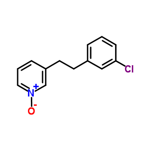 3-(3-氯苯基乙基)吡啶 N-氧化物结构式_31255-47-7结构式