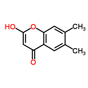 4-羟基-6,7-二甲基香豆素结构式_314041-52-6结构式