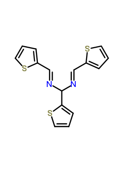 2-噻吩基-N,N-双(2-噻吩亚甲基)甲烷二氨结构式_314280-18-7结构式