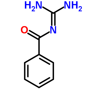 N-脒基苯甲酰胺结构式_3166-00-5结构式