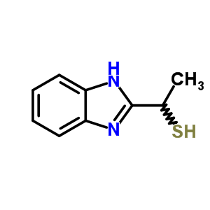 (9ci)-alpha-甲基-1H-苯并咪唑-2-甲烷硫醇结构式_3176-70-3结构式