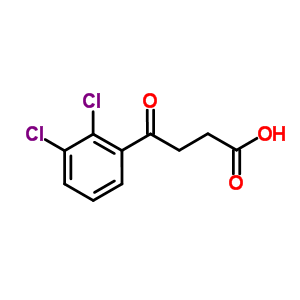 3-(2,3-二氯苯甲酰基)-丙酸结构式_32003-41-1结构式