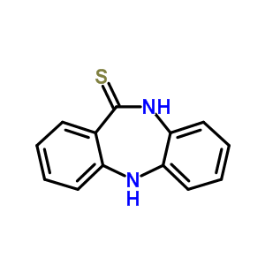 5H-二苯并[B,E][1,4]二氮杂卓-11(10H)-硫酮结构式_32047-76-0结构式
