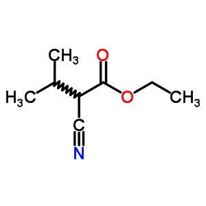 2-氰基-3-甲基-丁酸乙酯结构式_3213-49-8结构式