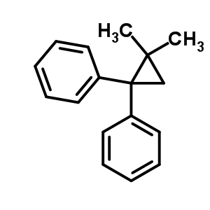 1,1-(2,2-二甲基环亚丙基)双-苯结构式_32134-41-1结构式