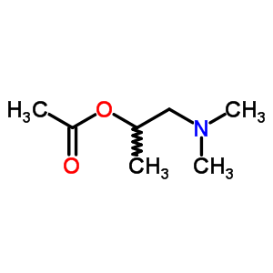 1-(二甲基氨基)-2-丙醇乙酸酯 (酯)结构式_32188-28-6结构式
