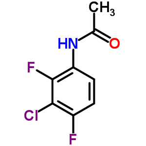 n-(3-氯-2,4-二氟苯基)-乙酰胺结构式_322-34-9结构式