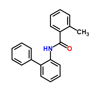 n-[1,1-联苯]-2-基-2-甲基-苯甲酰胺结构式_32317-23-0结构式