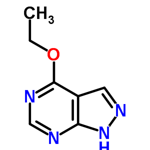 4-乙氧基-1(2)h-吡唑并[3,4-d]嘧啶结构式_32353-19-8结构式