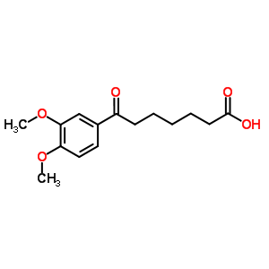 7-(3,4-二甲氧基苯基)-7-氧代庚酸结构式_32435-16-8结构式