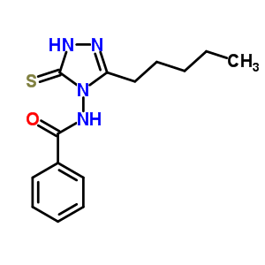 N-[(1,5-二氢-3-戊基-5-硫氧代-4H-1,2,4-噻唑)-4-基]苯甲酰胺结构式_32444-84-1结构式