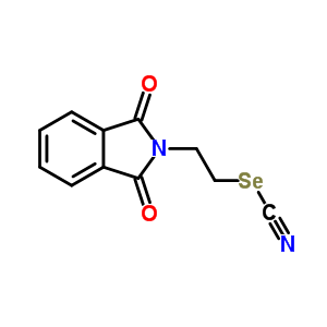 2-(2-硒基氰酸基乙基)异吲哚-1,3-二酮结构式_32449-49-3结构式