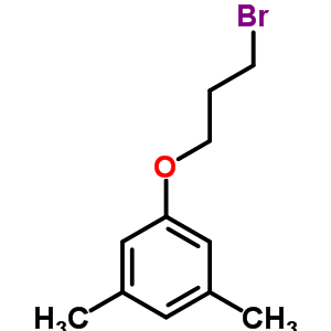 1-(3-溴丙氧基)-3,5-二甲基苯结构式_3245-53-2结构式