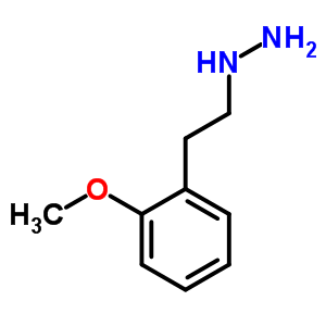 1-(2-甲氧基苯乙基)肼结构式_32504-13-5结构式