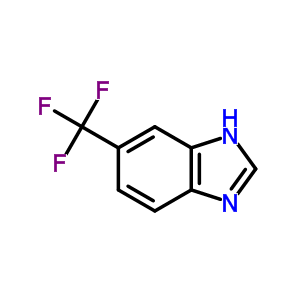 5-三氟甲基-1H-苯并咪唑结构式_326-55-6结构式