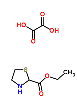 1,3-噻唑烷-2-羧酸乙酯草酸盐结构式_32641-41-1结构式