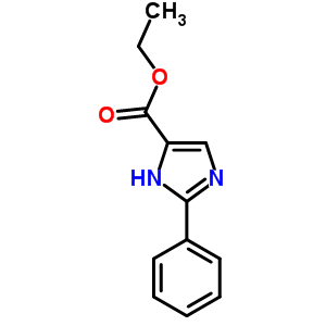2-苯基-咪唑-4-羧酸乙酯结构式_32683-00-4结构式