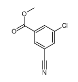 3-氯-5-氰基苯甲酸甲酯结构式_327056-72-4结构式