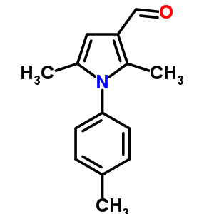 2,5-二甲基-1-对甲苯-1H-吡咯-3-甲醛结构式_327060-71-9结构式