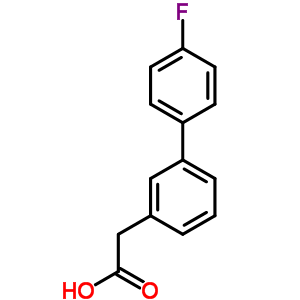 3-联苯-4-氟乙酸结构式_327107-49-3结构式