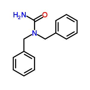 N,N-双(苯基甲基)-脲结构式_3282-27-7结构式