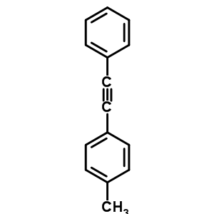1-甲基-4-苯基乙炔苯结构式_3287-02-3结构式