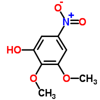 2,3-二甲氧基-5-硝基苯酚结构式_32905-09-2结构式
