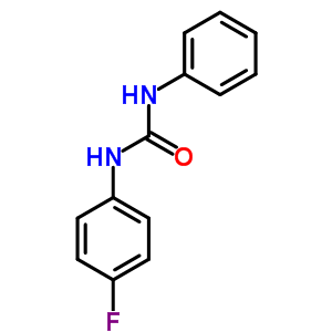 1-(4-氟苯基)-3-苯基-脲结构式_330-98-3结构式