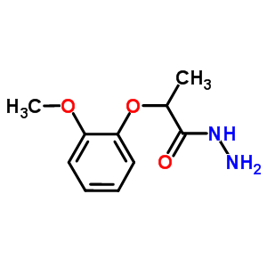 2-(2-甲氧基苯氧基)丙酰肼结构式_330177-32-7结构式