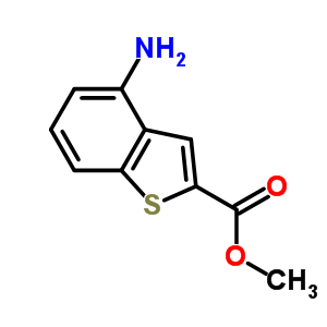 4-氨基-1-苯并噻吩-2-羧酸甲酯结构式_330801-72-4结构式