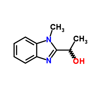 (9ci)-alpha,1-二甲基-1H-苯并咪唑-2-甲醇结构式_3319-28-6结构式