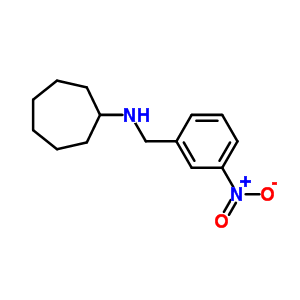 N-(3-硝基苄基)环庚胺结构式_332108-56-2结构式