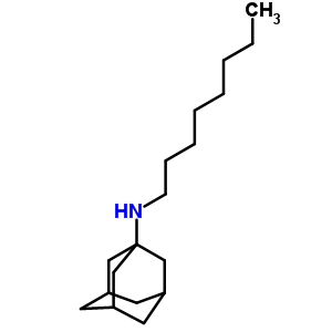 n-辛基-三环[3.3.1.13,7]癸烷-1-胺结构式_33211-90-4结构式