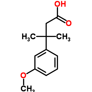 3-甲氧基-b,b-二甲基-苯丙酸结构式_33214-36-7结构式