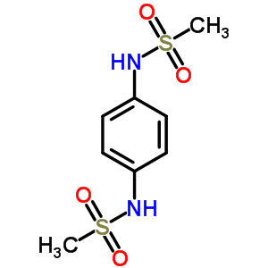N-(4-甲烷磺酰胺苯基)甲烷磺酰胺结构式_33256-34-7结构式